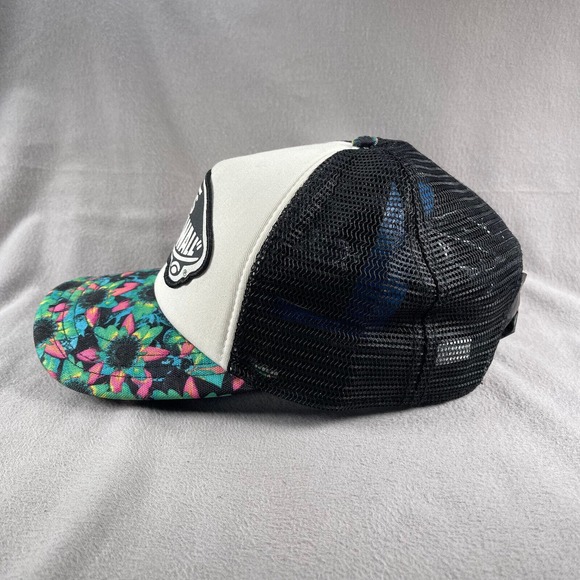 VANS Trucker Hat Womens Multi Color OFF THE WALL Logo Foam Y2K - Picture 2 of 10